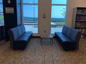 Couch in back 